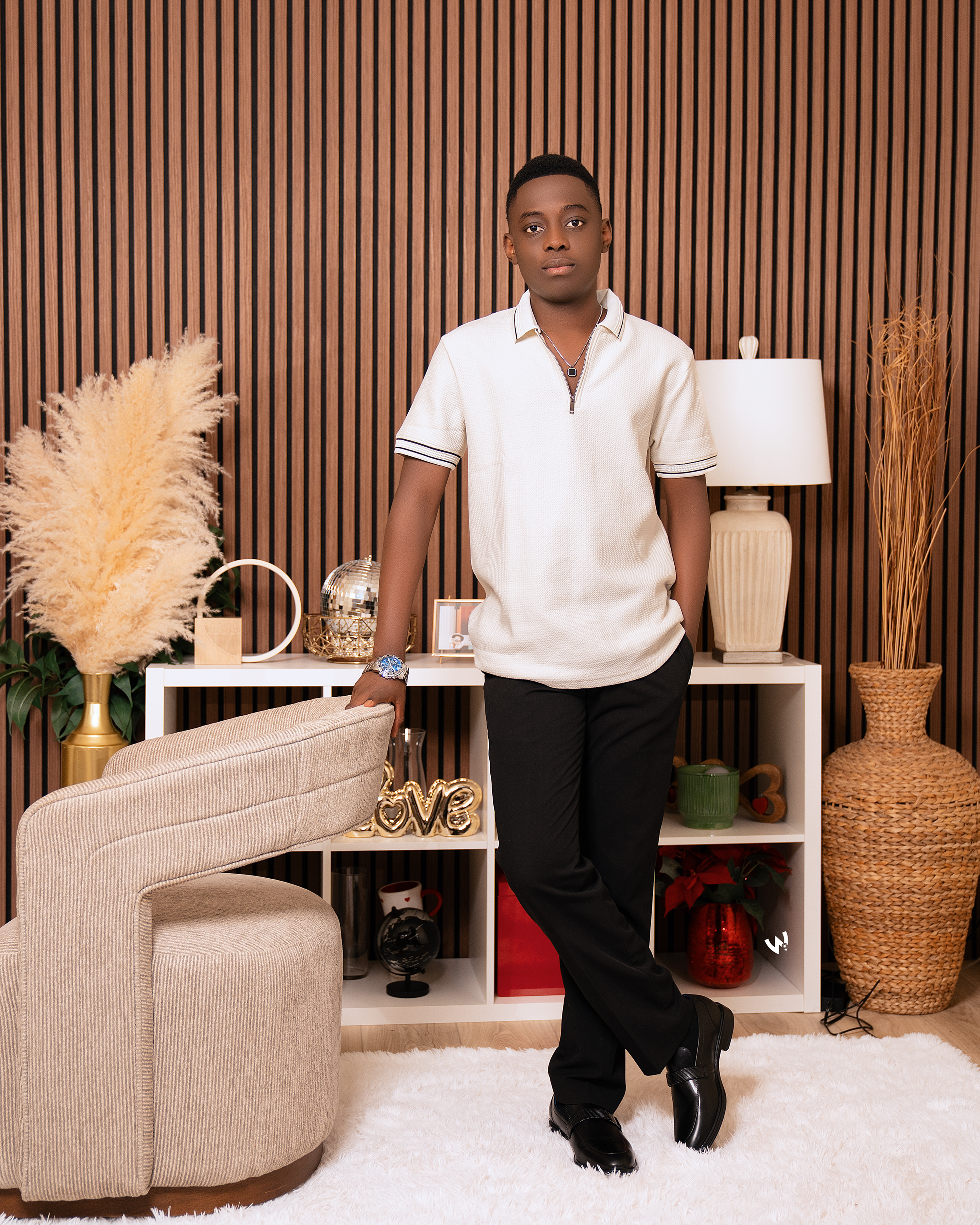 Studio birthday portrait